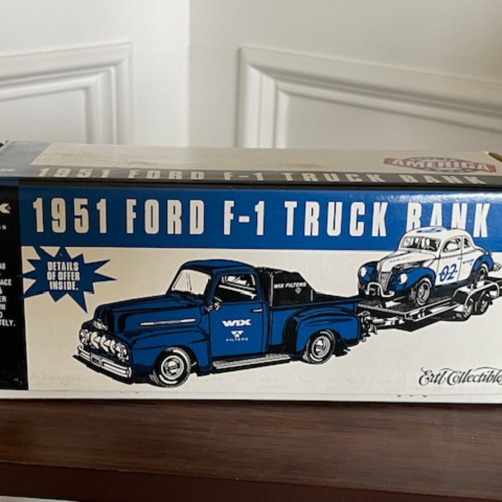 WIX (ERTL) 1951 Ford F-1 Die Cast Truck Bank (Unboxed)